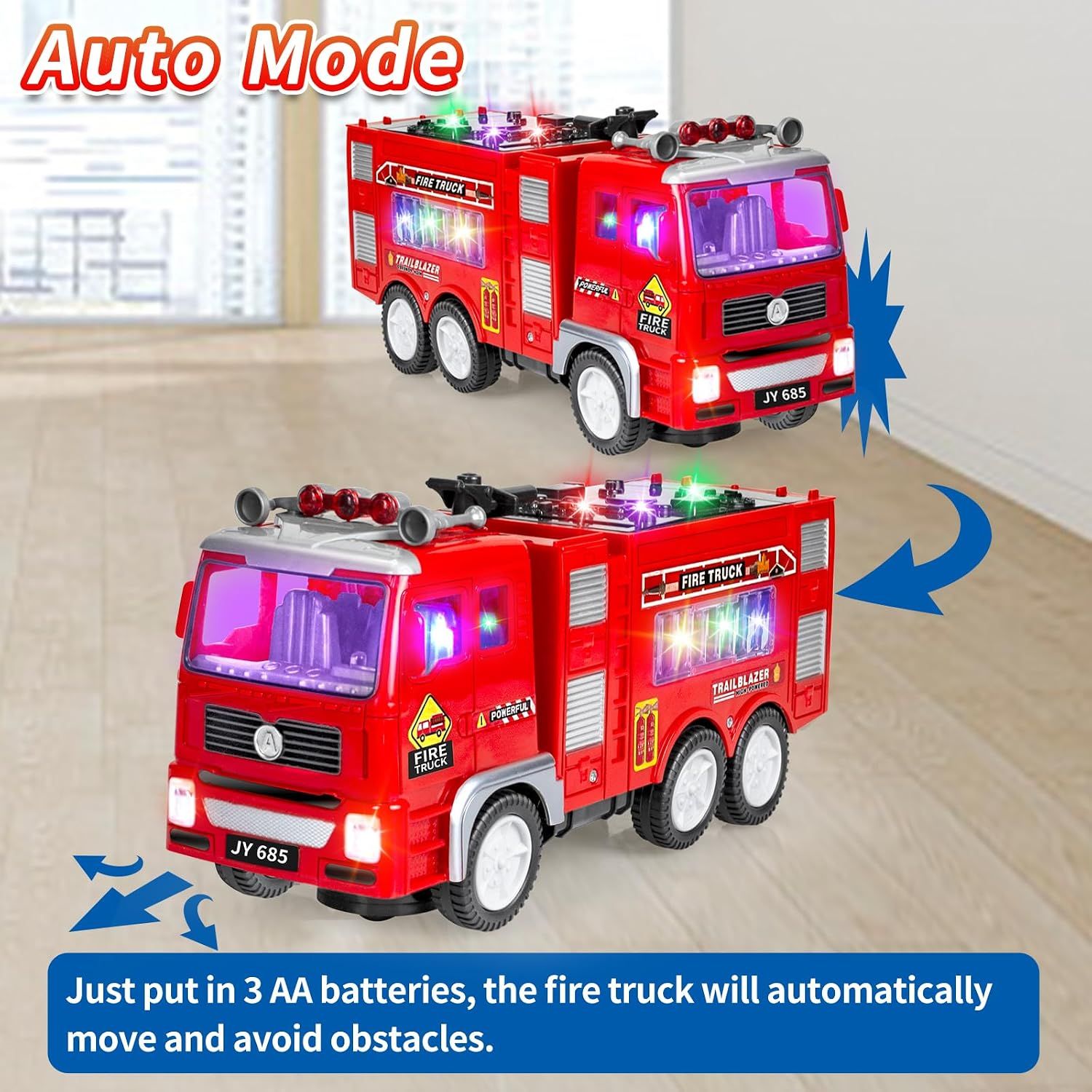 Toddler Fire Engine Truck Toy