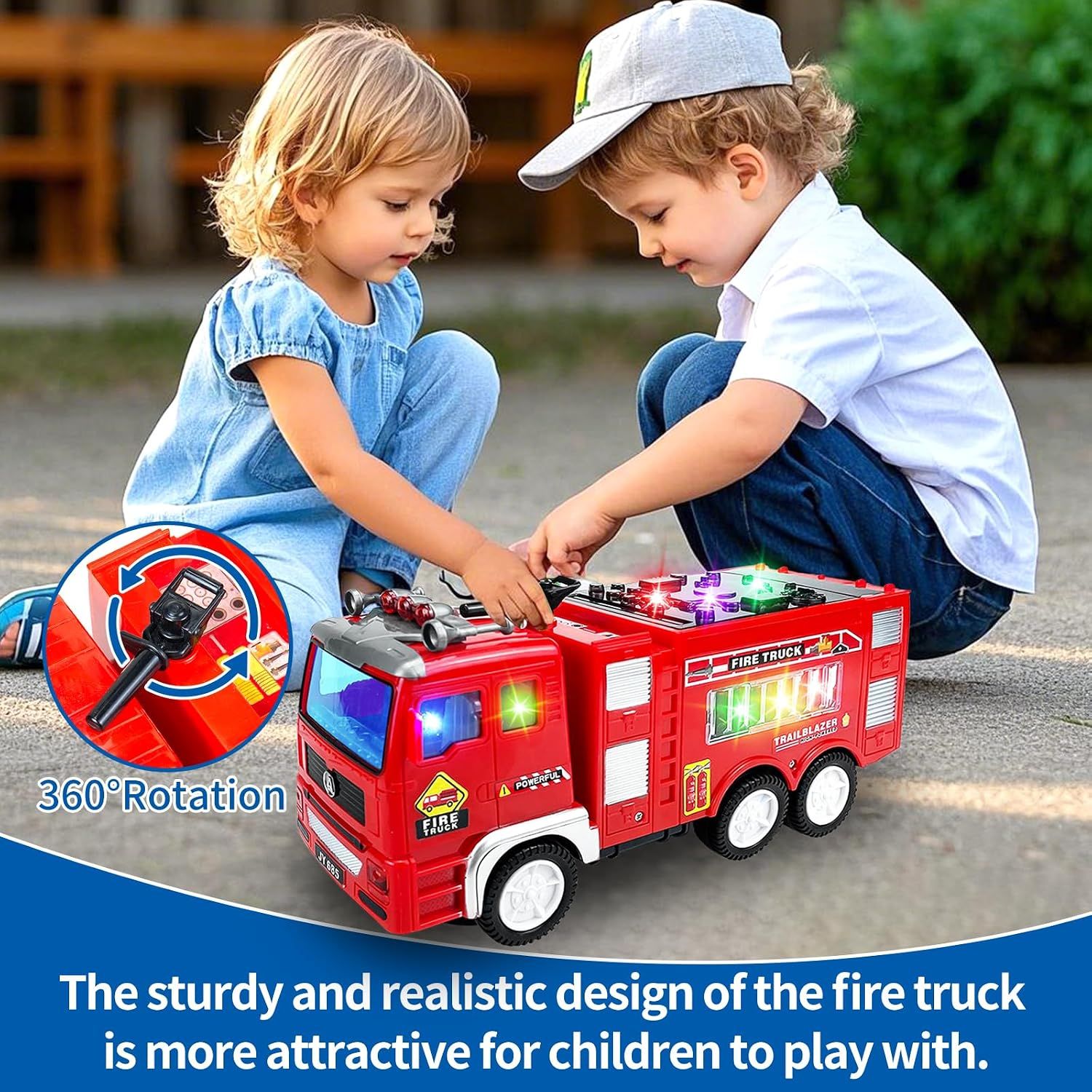 Toddler Fire Engine Truck Toy