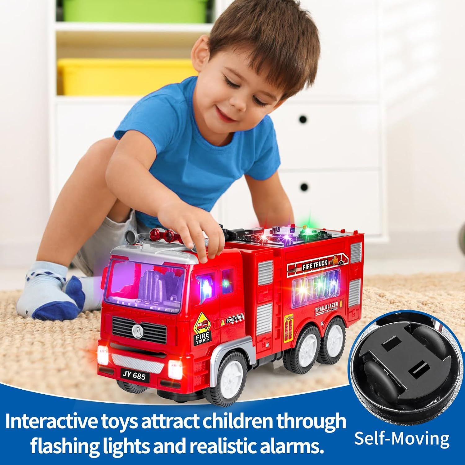 Toddler Fire Engine Truck Toy