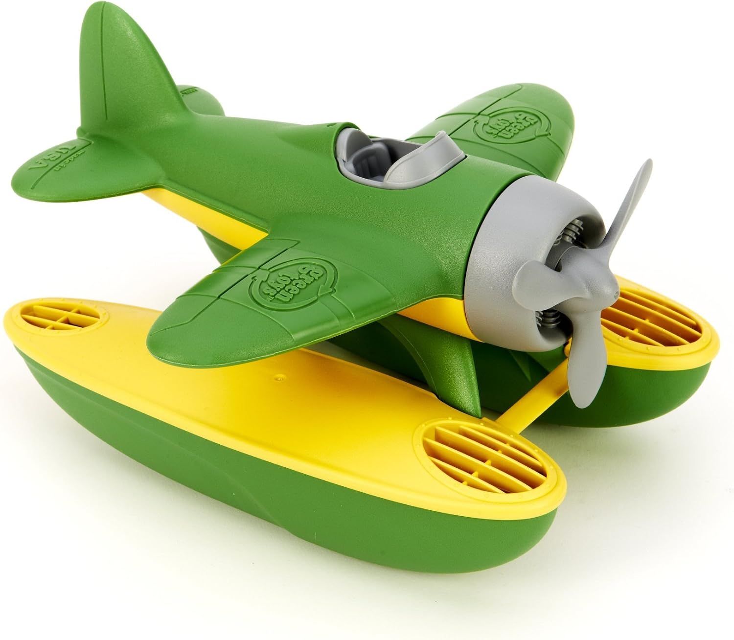 Green Toys Seaplane Bath Toy – Recycled Plastic Water Toy for Babies &amp; Toddlers