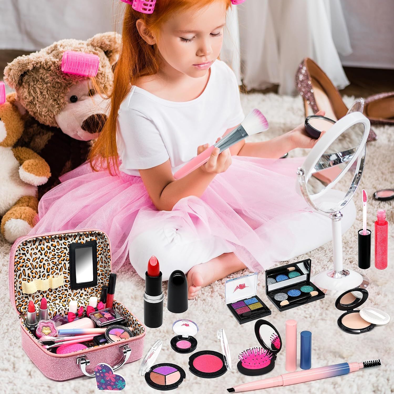Kids Makeup Set Unicorn Washable Pretend Play