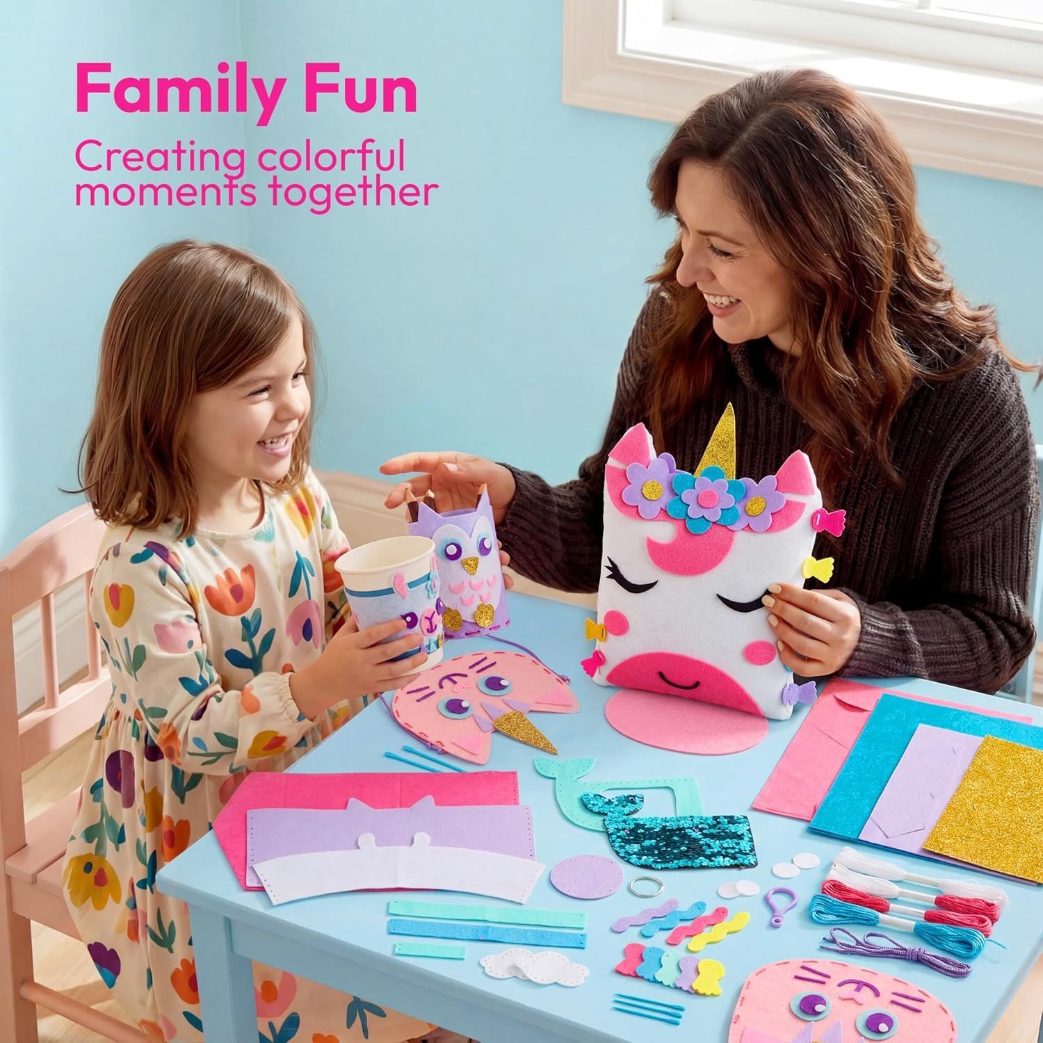 My First Sewing Kit Kids Craft Set