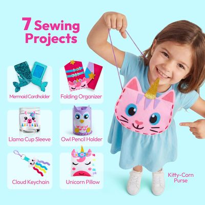 My First Sewing Kit Kids Craft Set