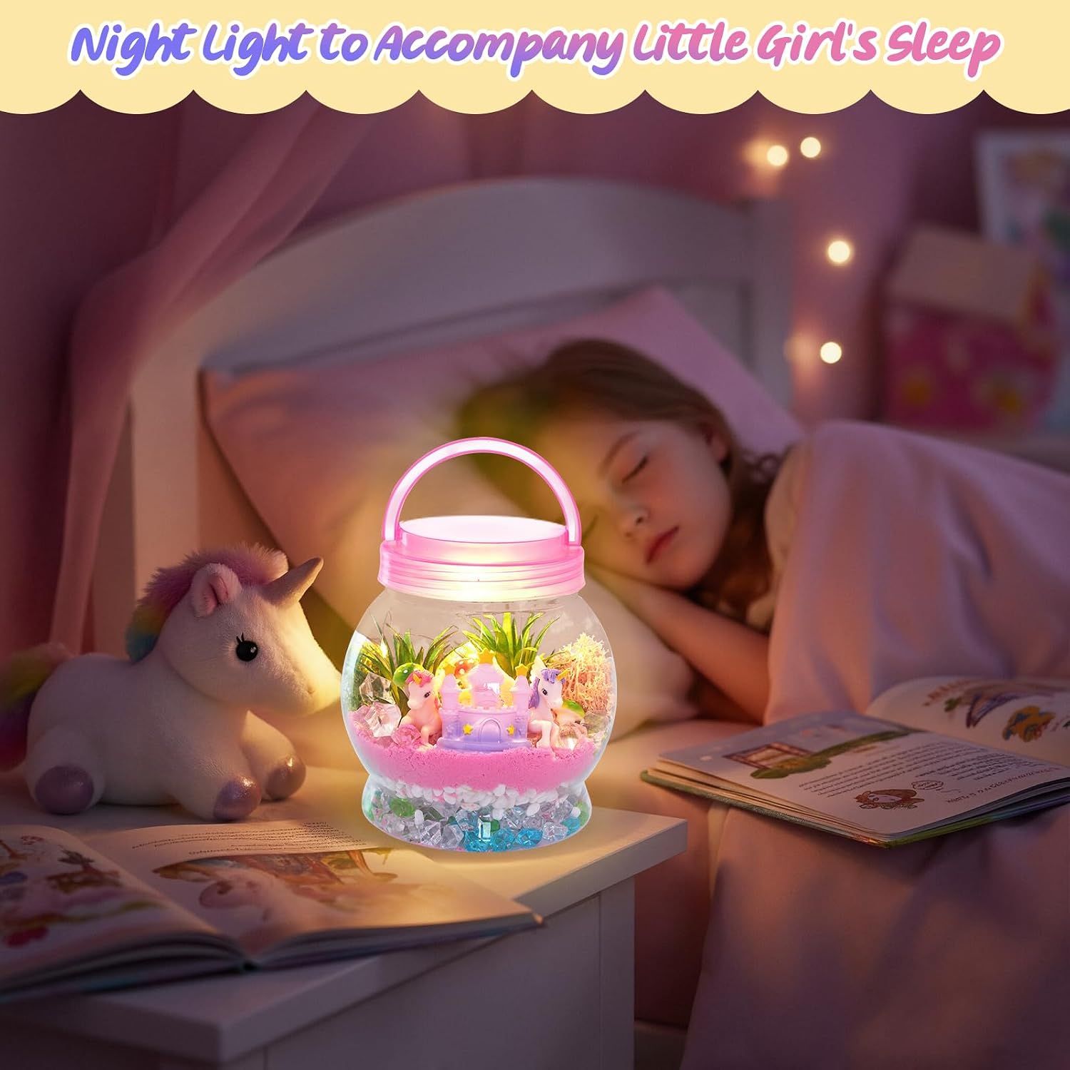 Unicorn Terrarium Craft Kit for Kids