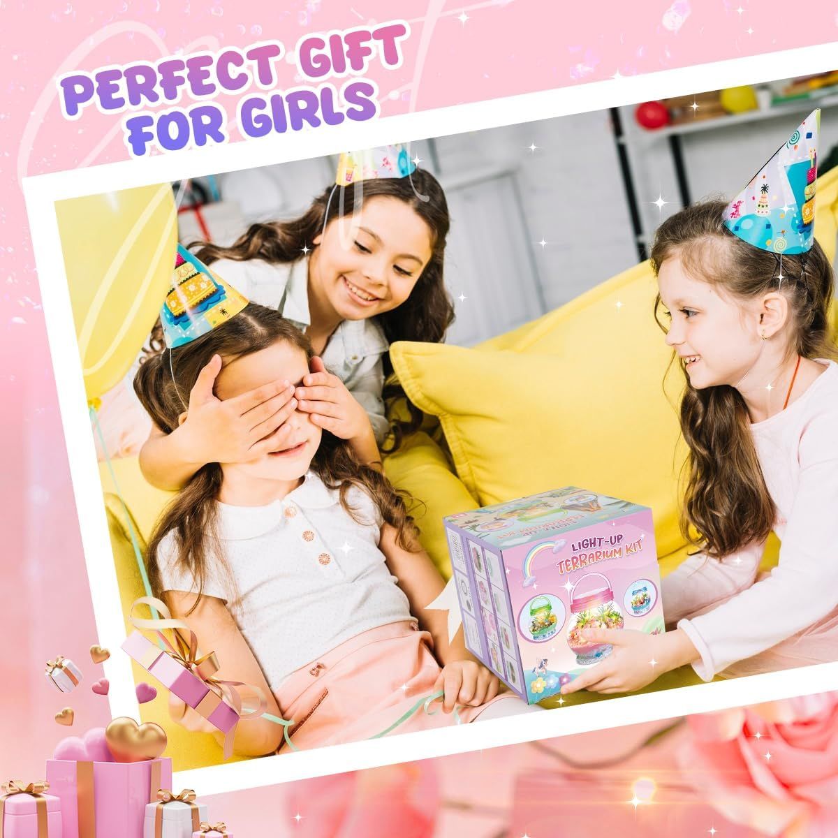 Unicorn Terrarium Craft Kit for Kids