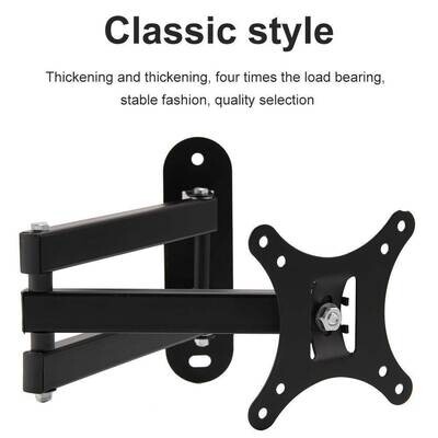TV Wall Mount Bracket Tilt Swivel 10-26  inches