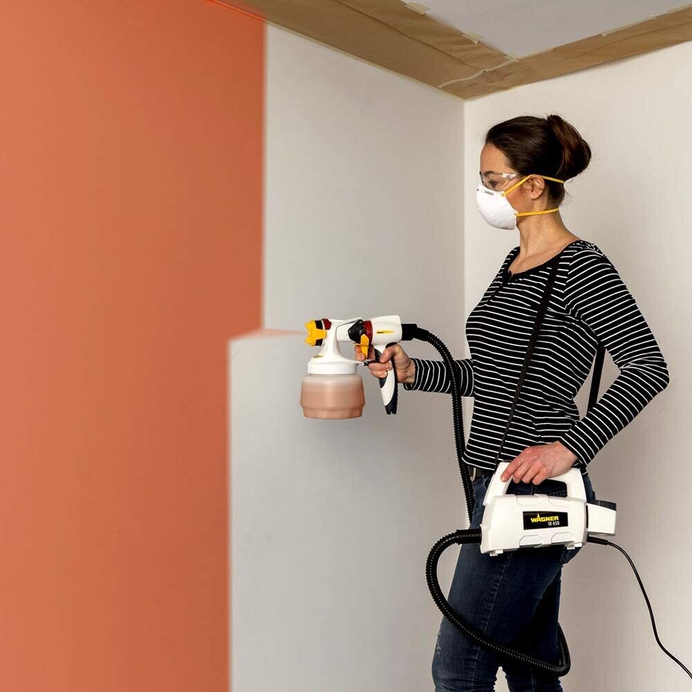 Wall Sprayer Paint Spray System for Indoor Emulsion/Latex Paints +Spray Attachment Wood &amp; Metal Brilliant