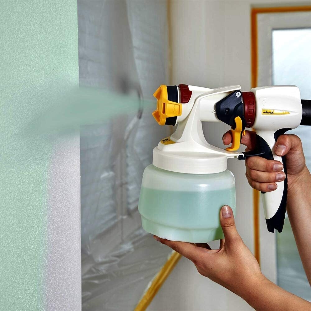 Wall Sprayer Paint Spray System for Indoor Emulsion/Latex Paints +Spray Attachment Wood &amp; Metal Brilliant