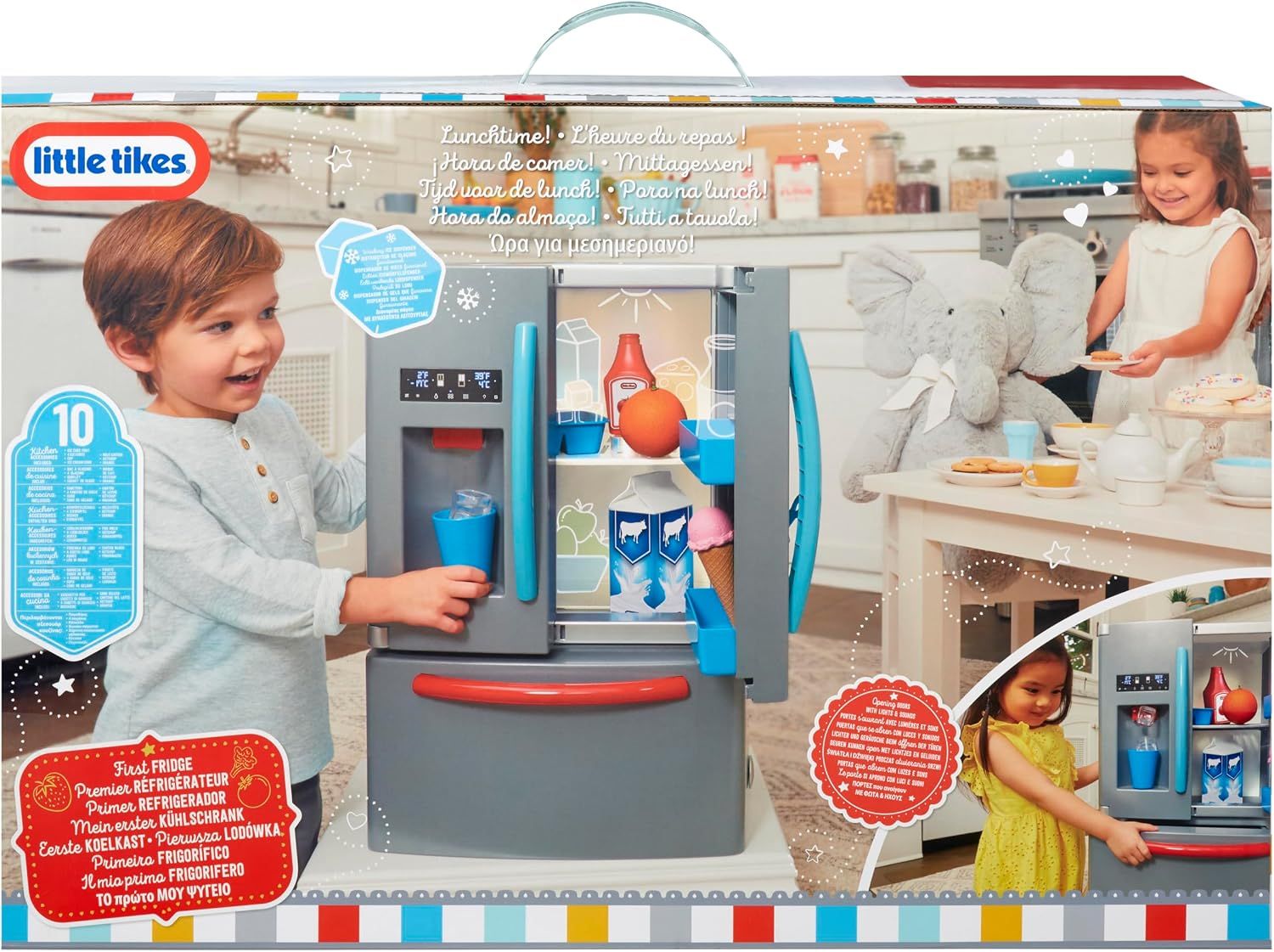Kids Interactive Fridge Toy with Light and Sounds