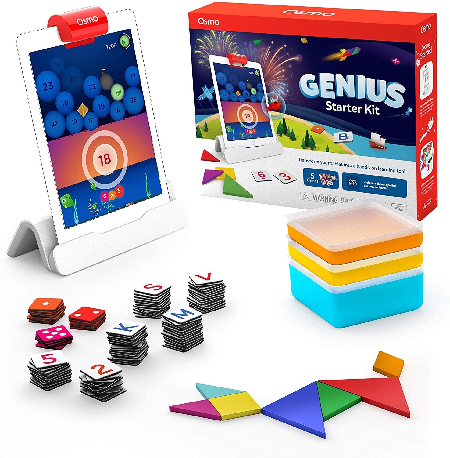 Genius Starter Kit for iPad, Complete Learning System with Accessories and Interactive Tools for Enhanced Education