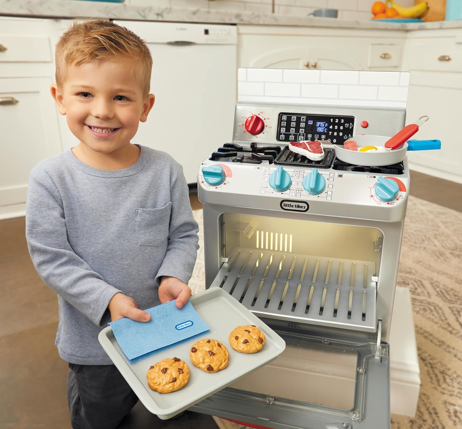 Kids Interactive Oven Toy with Light and Sounds