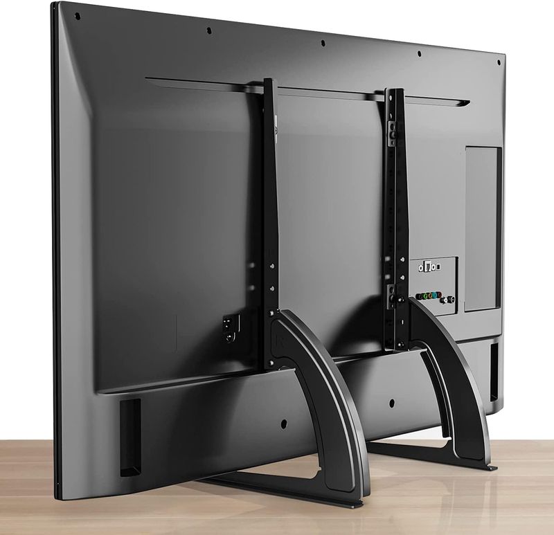 Universal Tabletop TV Stand – Adjustable Replacement Legs for 14–42" TVs