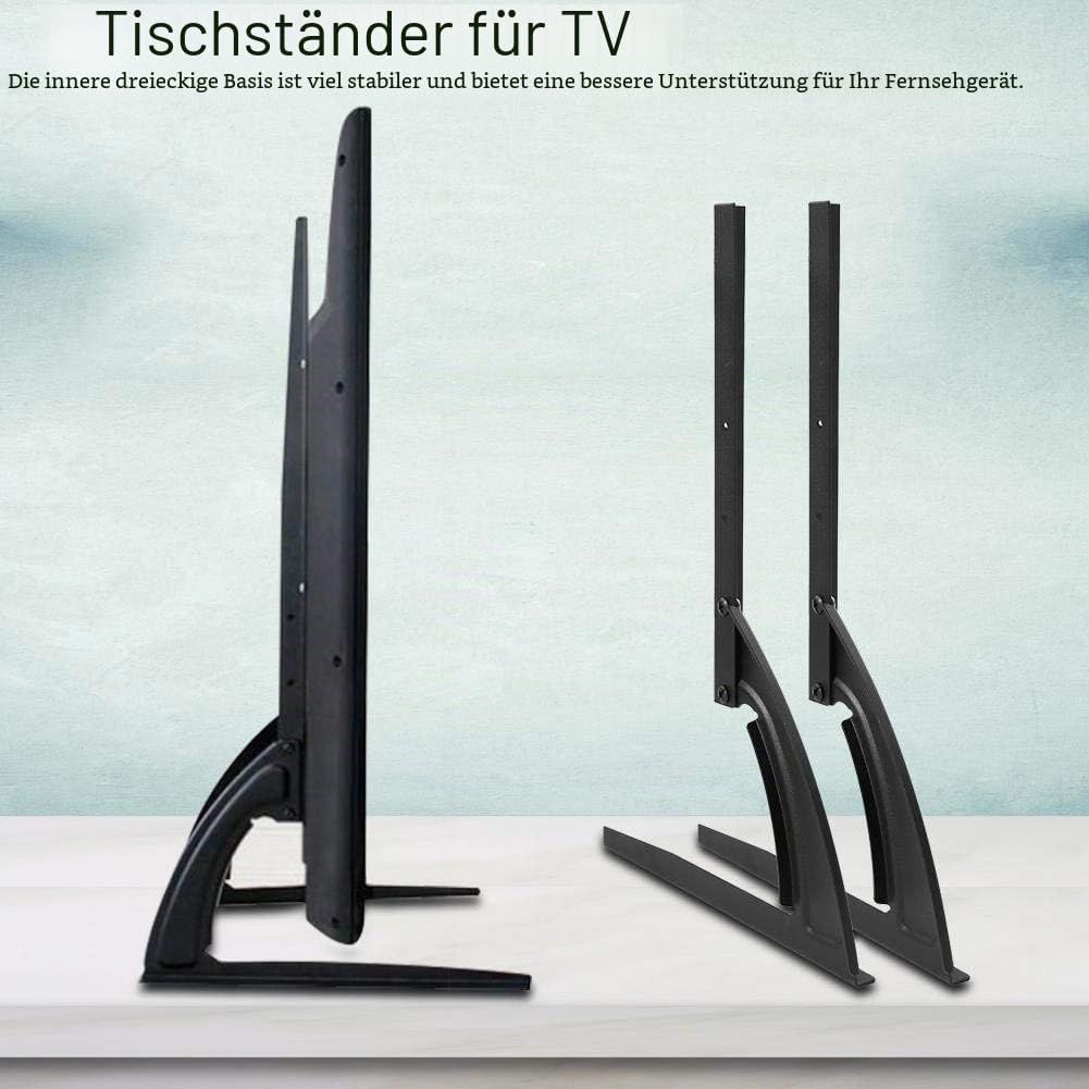Universal Tabletop TV Stand – Adjustable Replacement Legs for 14–42" TVs