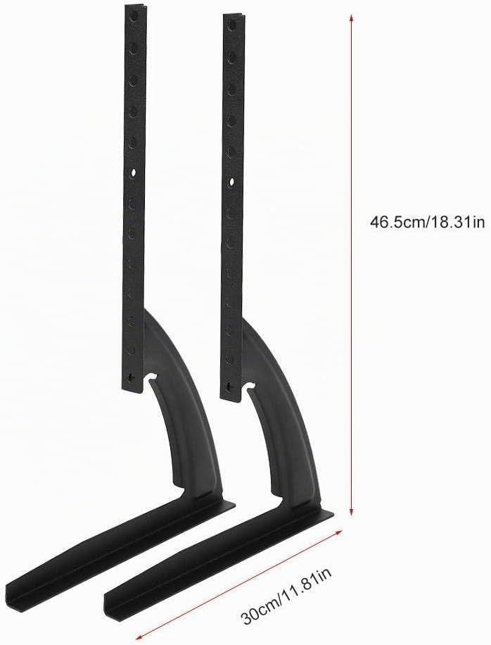 Universal Tabletop TV Stand – Adjustable Replacement Legs for 14–42" TVs