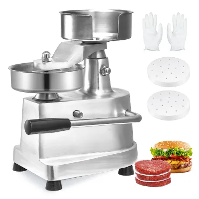 Commercial Burger Patty Maker 13cm Stainless Steel Hamburger Press