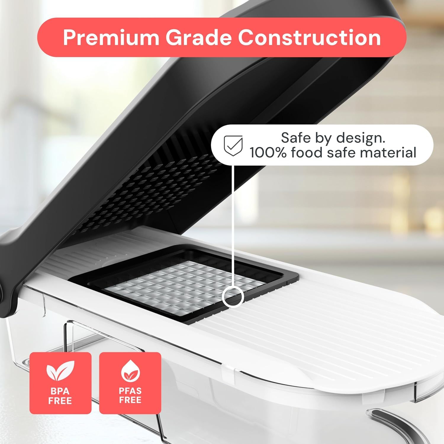 Gourmet Vegetable Slicer for Precision Cutting, Dicing, and Slicing – Professional Kitchen Tool
