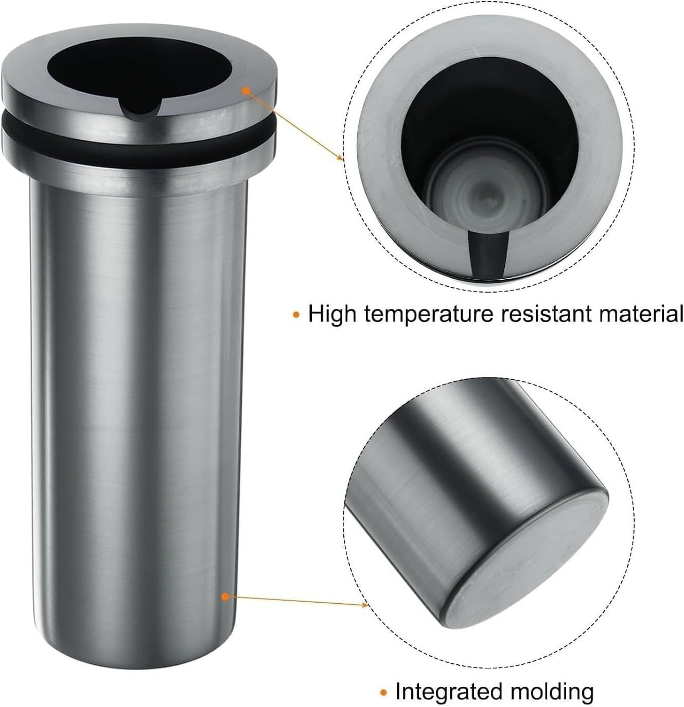 3kg Graphite Crucible for Gold Silver Copper Melting Casting