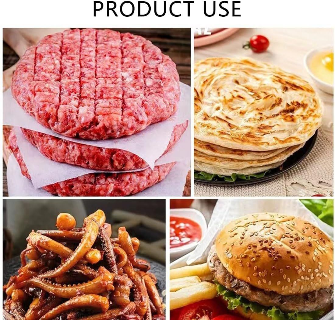 Stainless Steel Burger Press, 5.51-Inch Heavy-Duty Smash Burger Maker