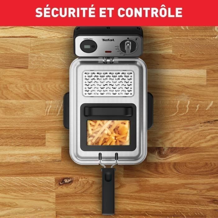 Deep Fryer Filtra Pro Inox and Design, timer, heat-insulated