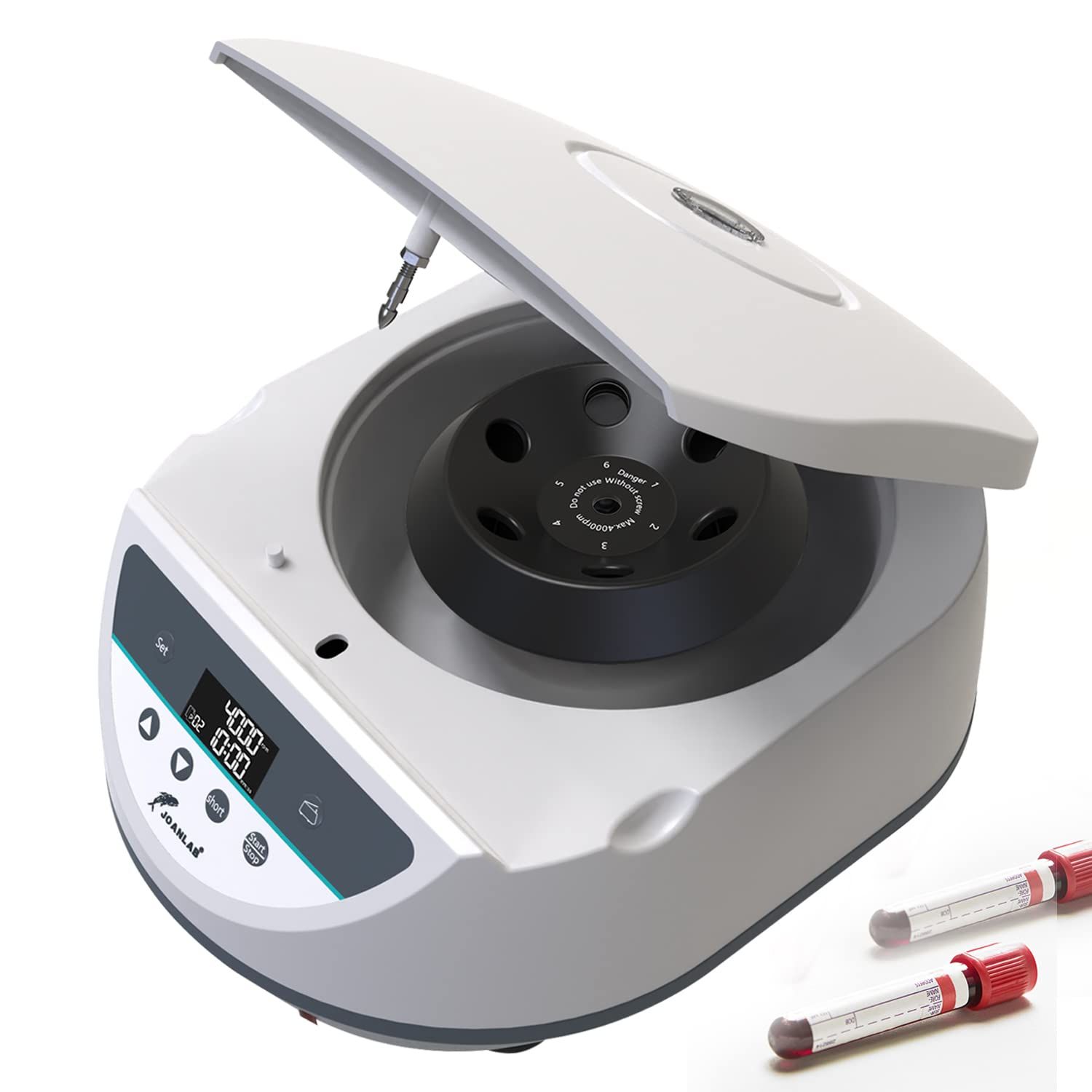 Laboratory Centrifuge Machine for PRP PRF 500-5000RPM 6 Speed Rotor Tabletop Centrifugal Machine for 2/5/10/15ml Tube