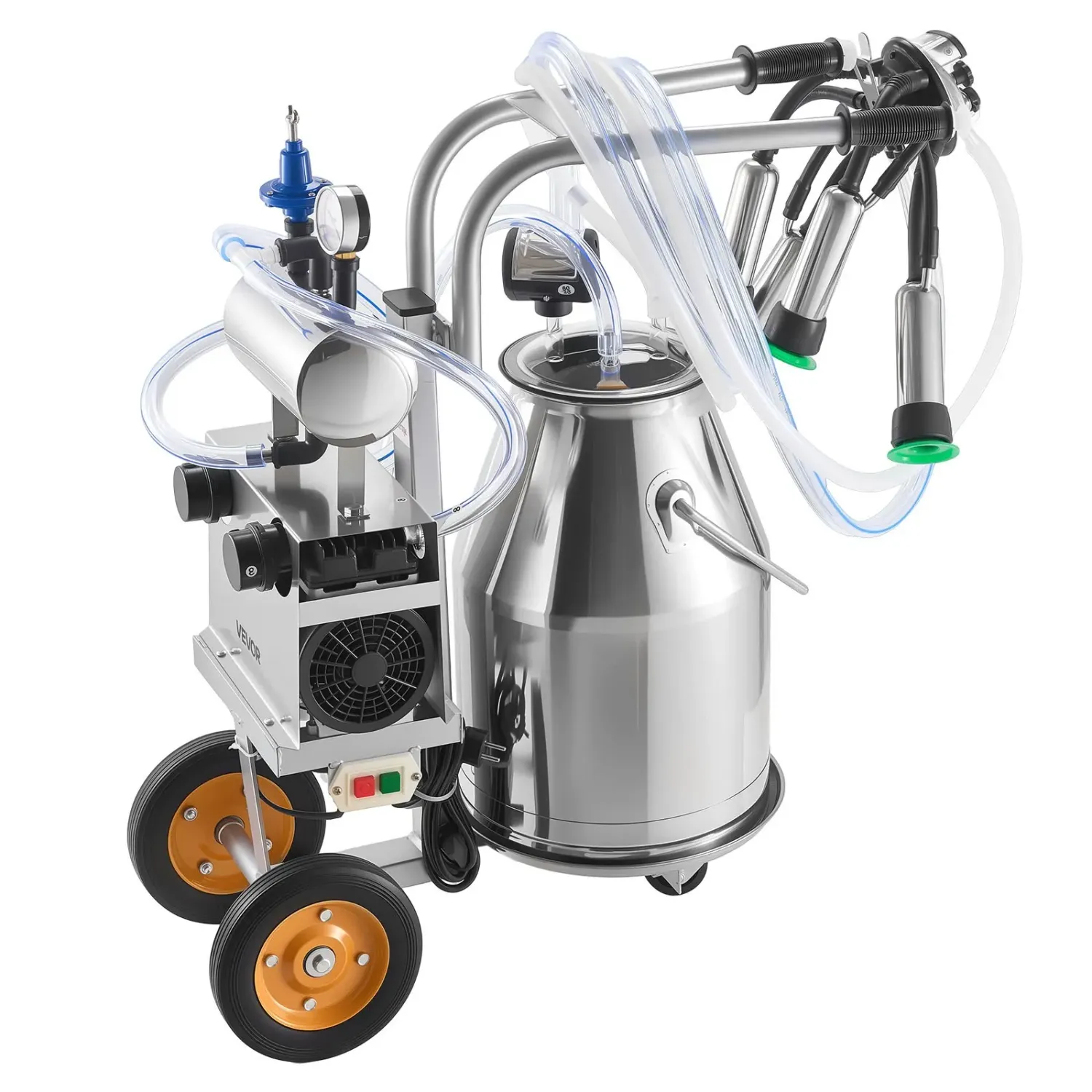 Stainless Steel Milking Milker , Electric Milking Machine 25L