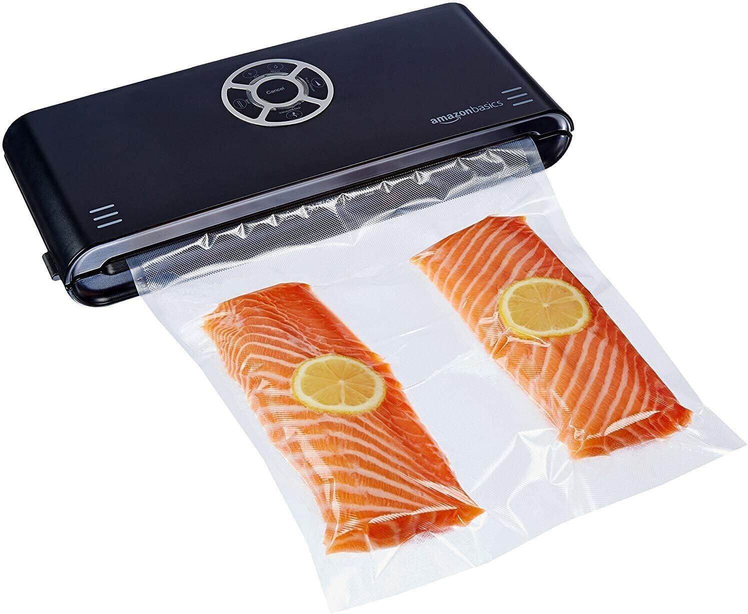 Vacuum Sealer, 30 cm seam + vacuum bag roll, black