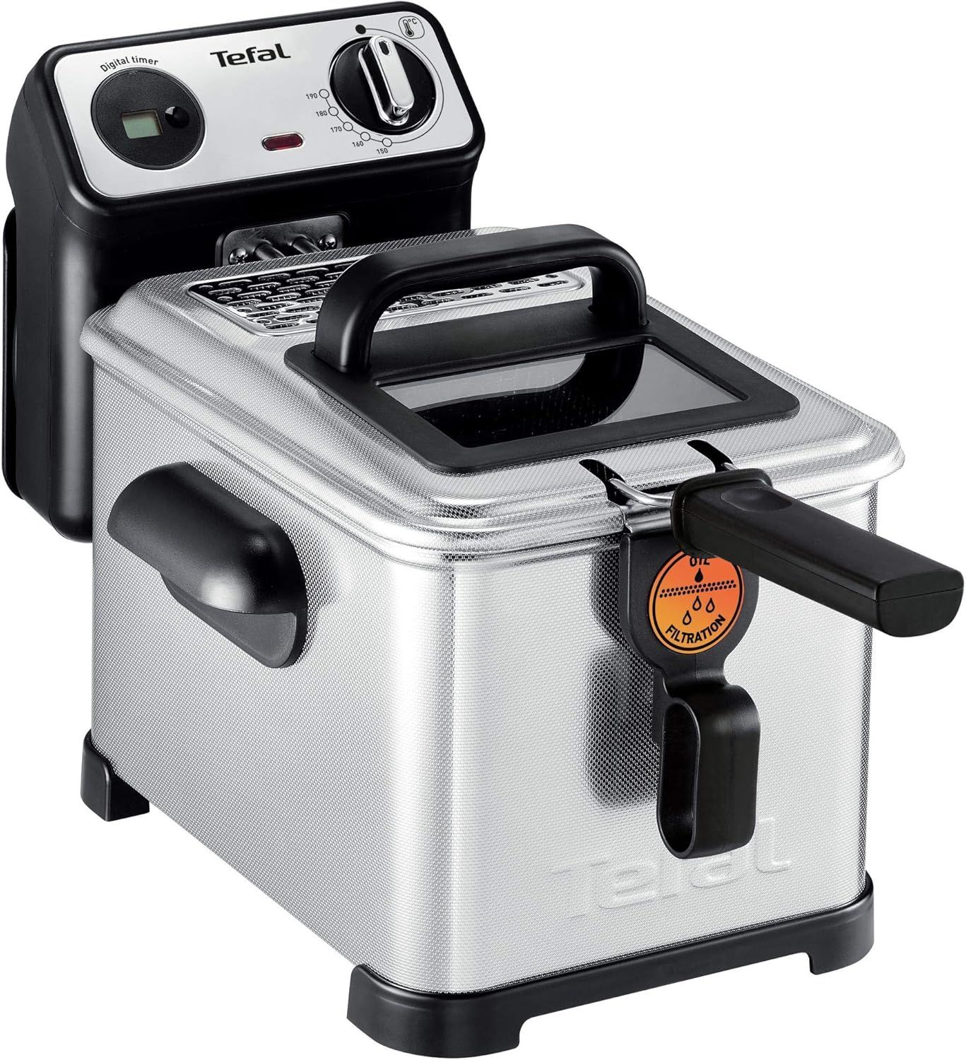 3L Stainless Steel Deep Fryer 2400W Electric Oil Fryer
