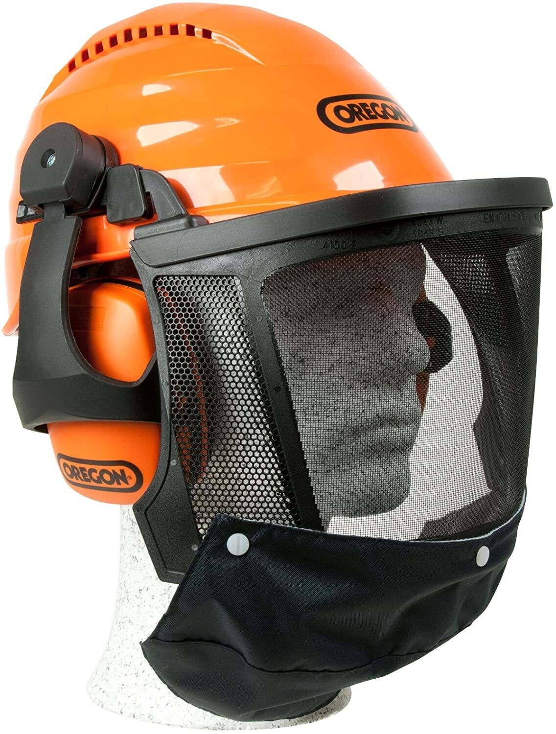 Professional Chainsaw Safety Helmet with Mesh Visor &amp; Ear Protection – Orange