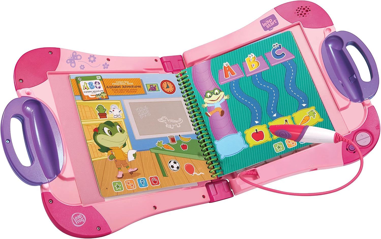 LeapFrog LeapStart Pink Interactive Learning Toy for Kids English Reading System Educational Preschool Gift