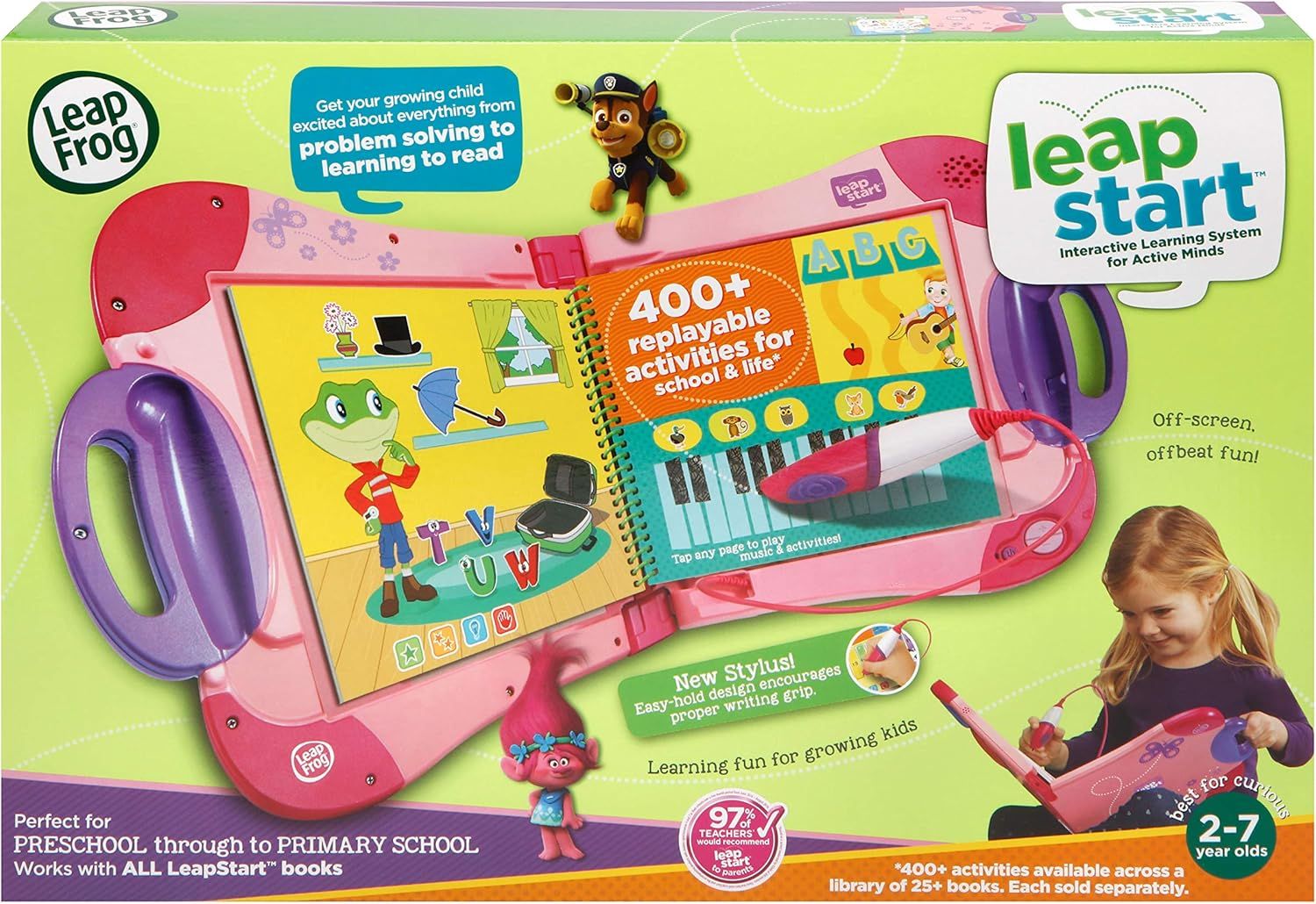 LeapFrog LeapStart Pink Interactive Learning Toy for Kids English Reading System Educational Preschool Gift