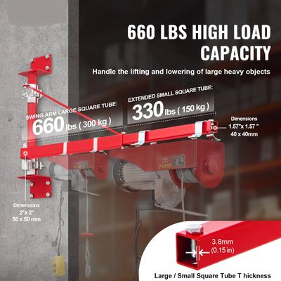Electric Hoist Support Arm – 300 kg Capacity