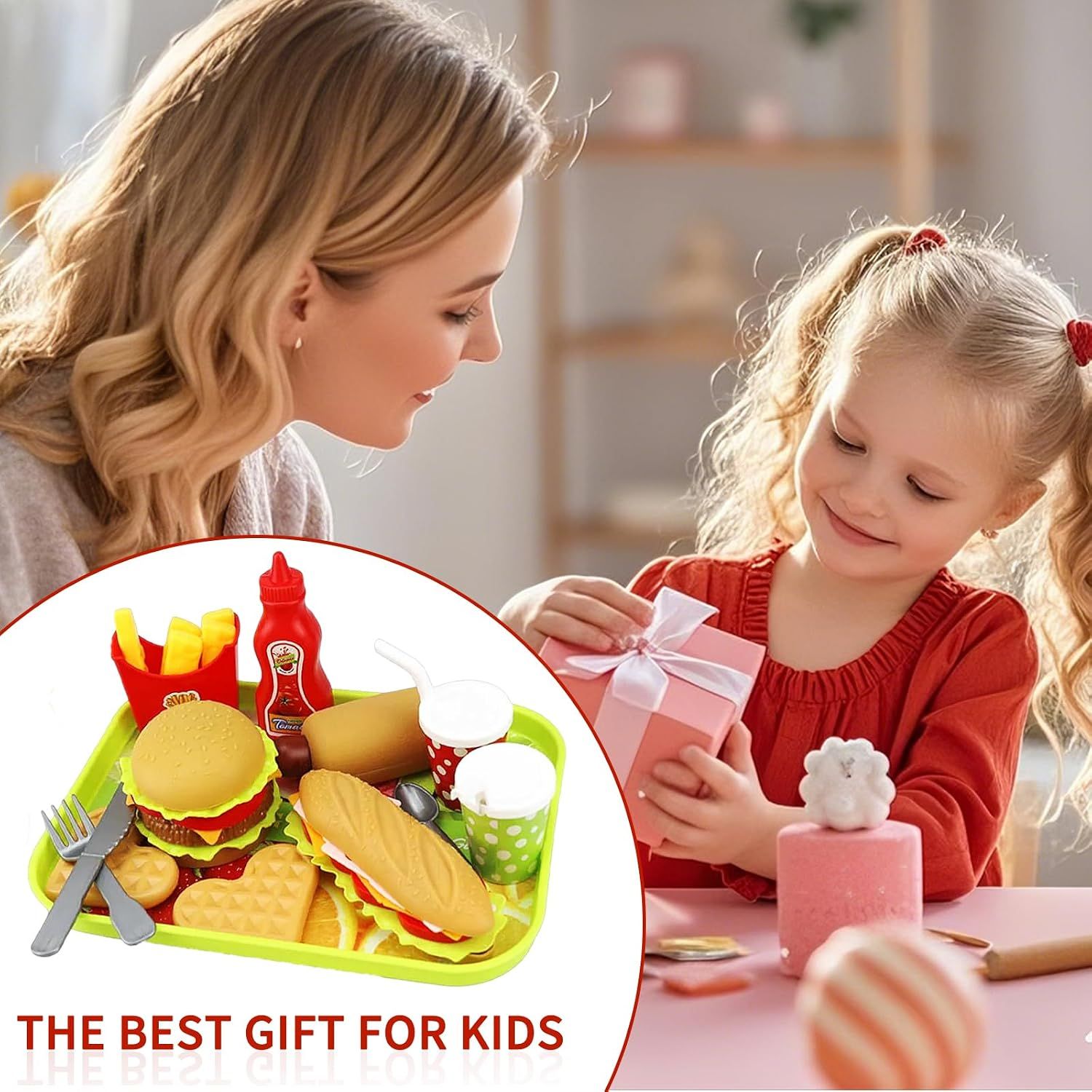 Pretend Play Kids Food Set