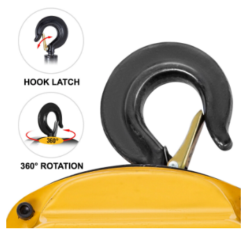 0.5 Ton Manual Chain Hoist Block Anti Rust Lifting Pulley with 6m Chain