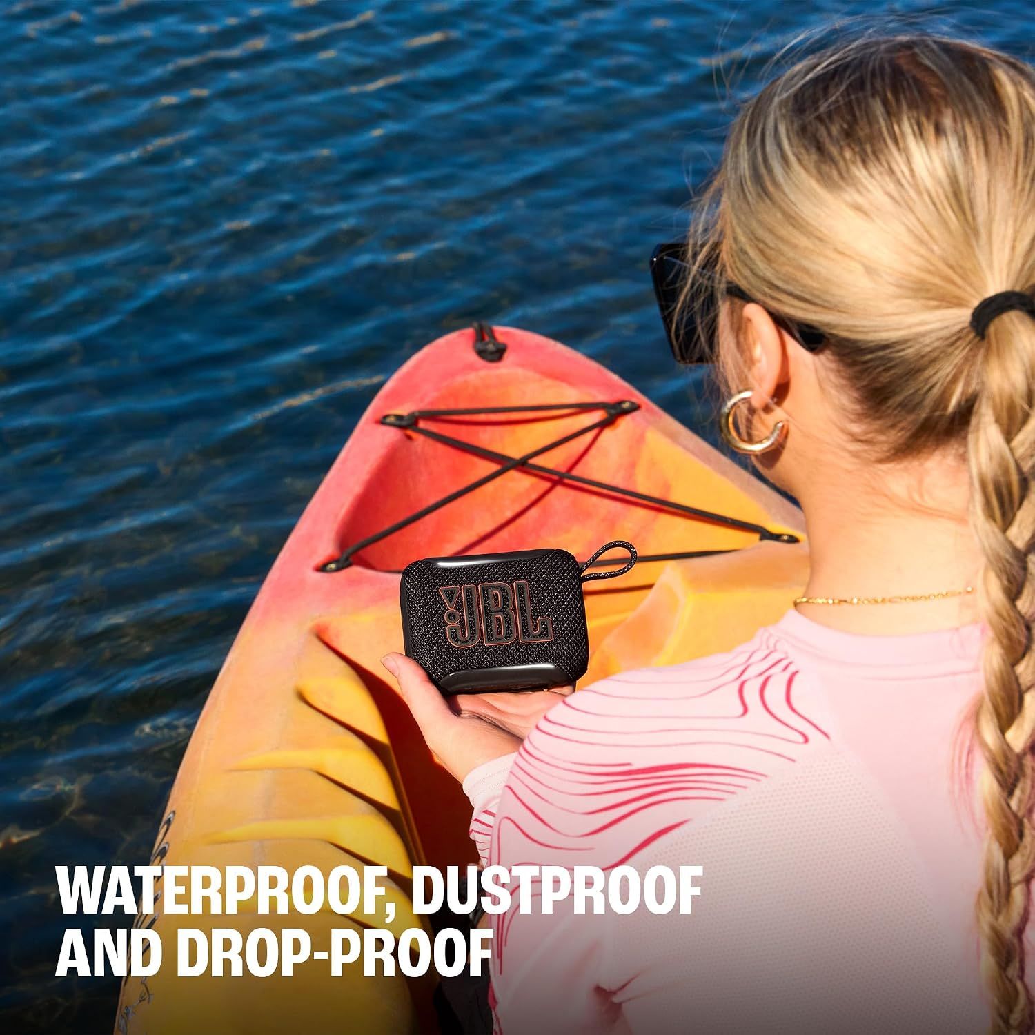 Portable Bluetooth Speaker – Waterproof, Dustproof &amp; Drop-Resistant with Ambient Lighting