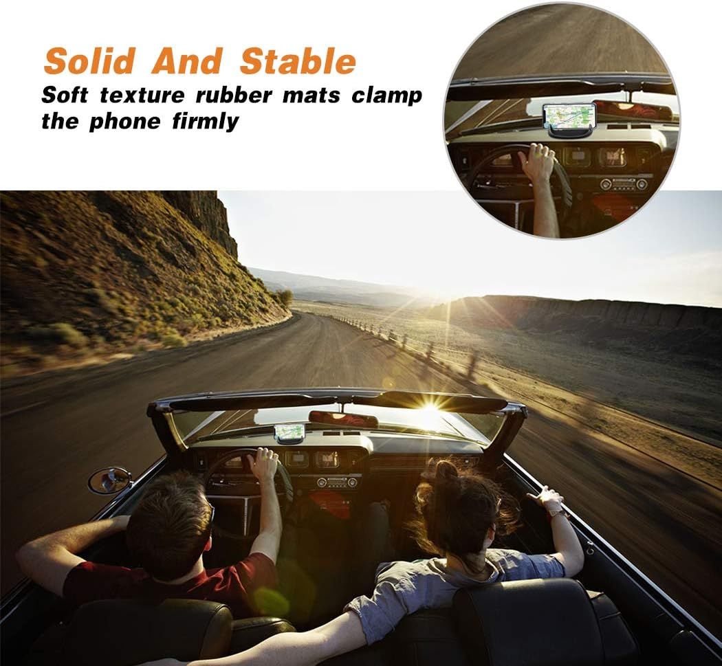 Universal Car Phone Holder Silicone Dashboard Mount Non-Slip Mat Stand for Smartphones