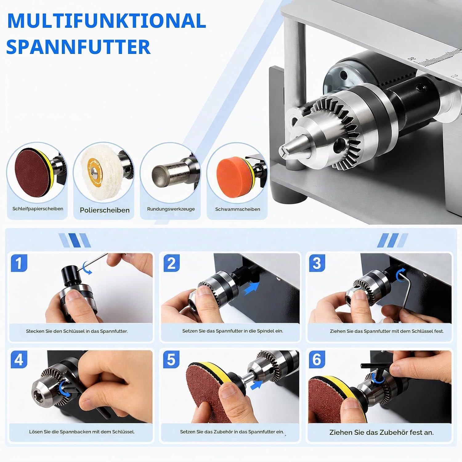 150W Mini Table Saw 0-7000RPM