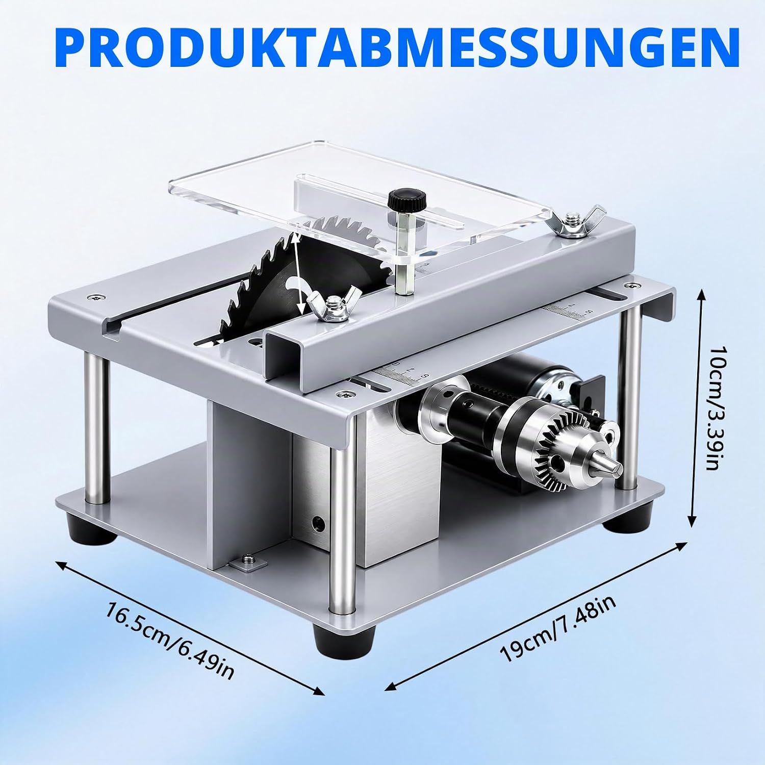 150W Mini Table Saw 0-7000RPM