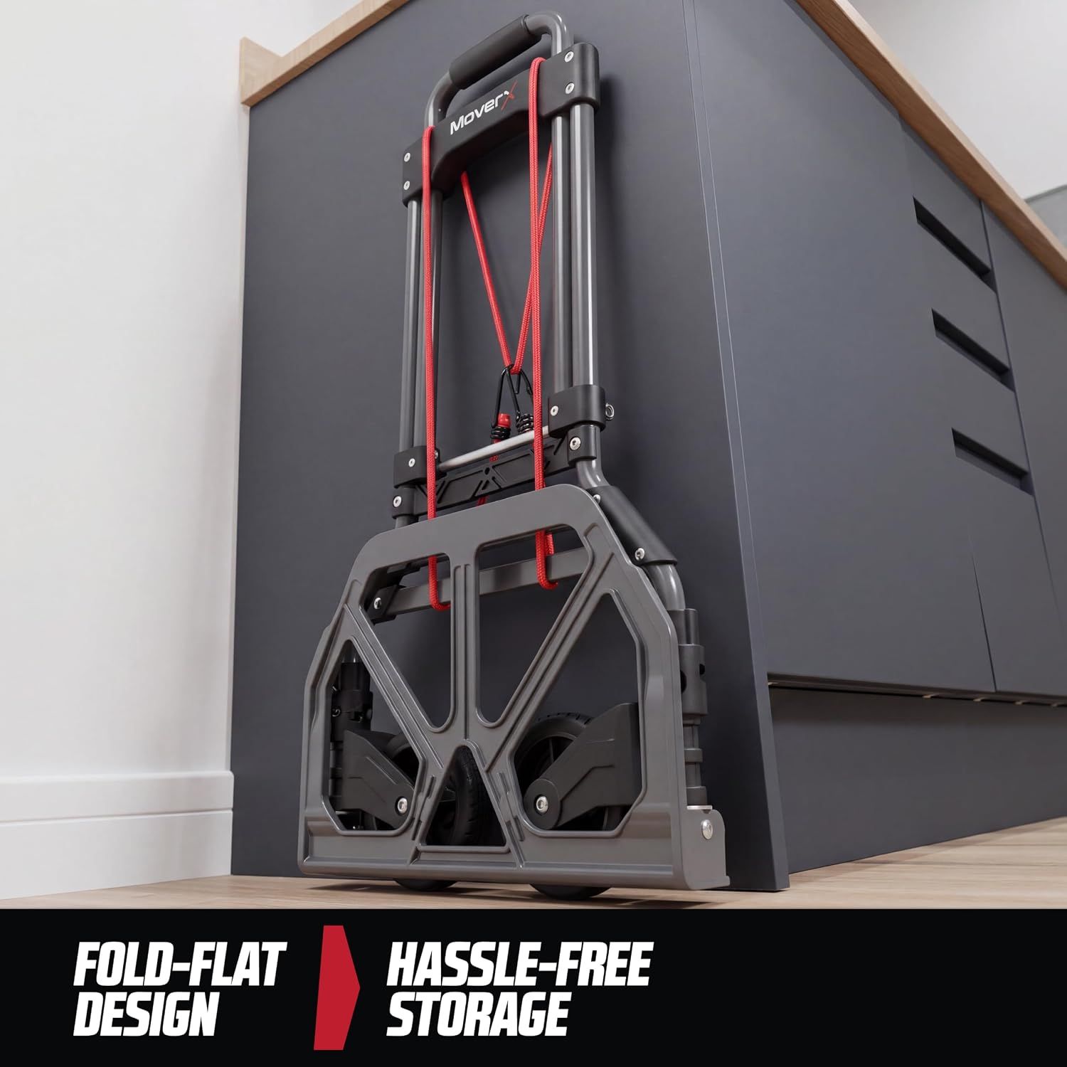 Folding Hand Truck Aluminium Heavy Duty 80kg