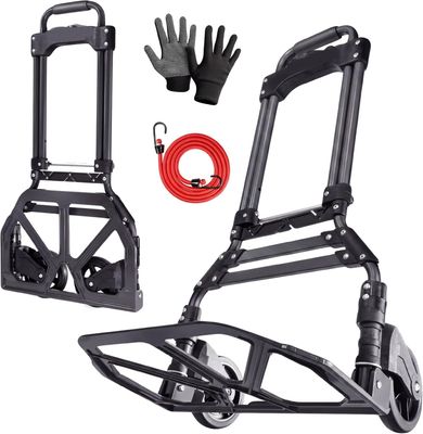 Folding Hand Truck Aluminium Heavy Duty 80kg