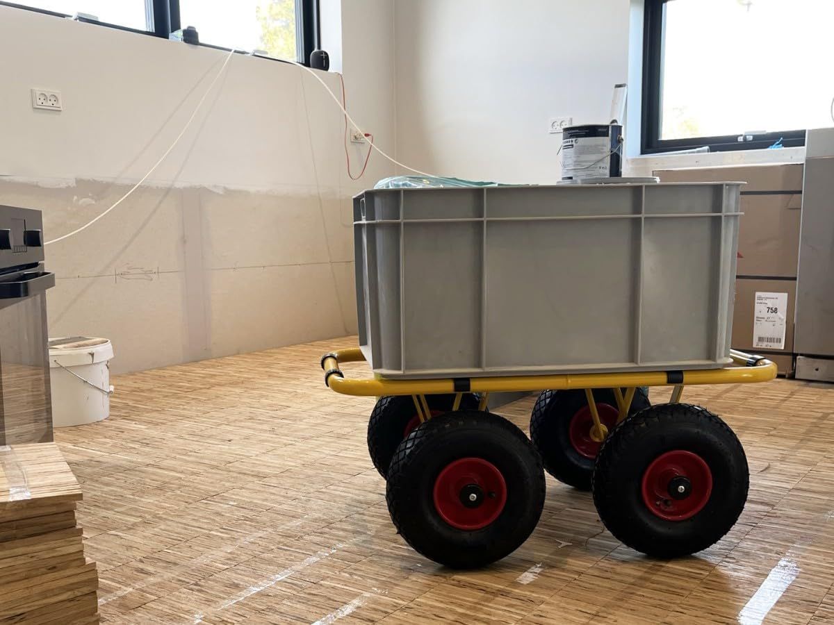 Dolly 4-Wheel Transport Trolley – Heavy-Duty 300kg Capacity Cart for Easy Moving and Loading