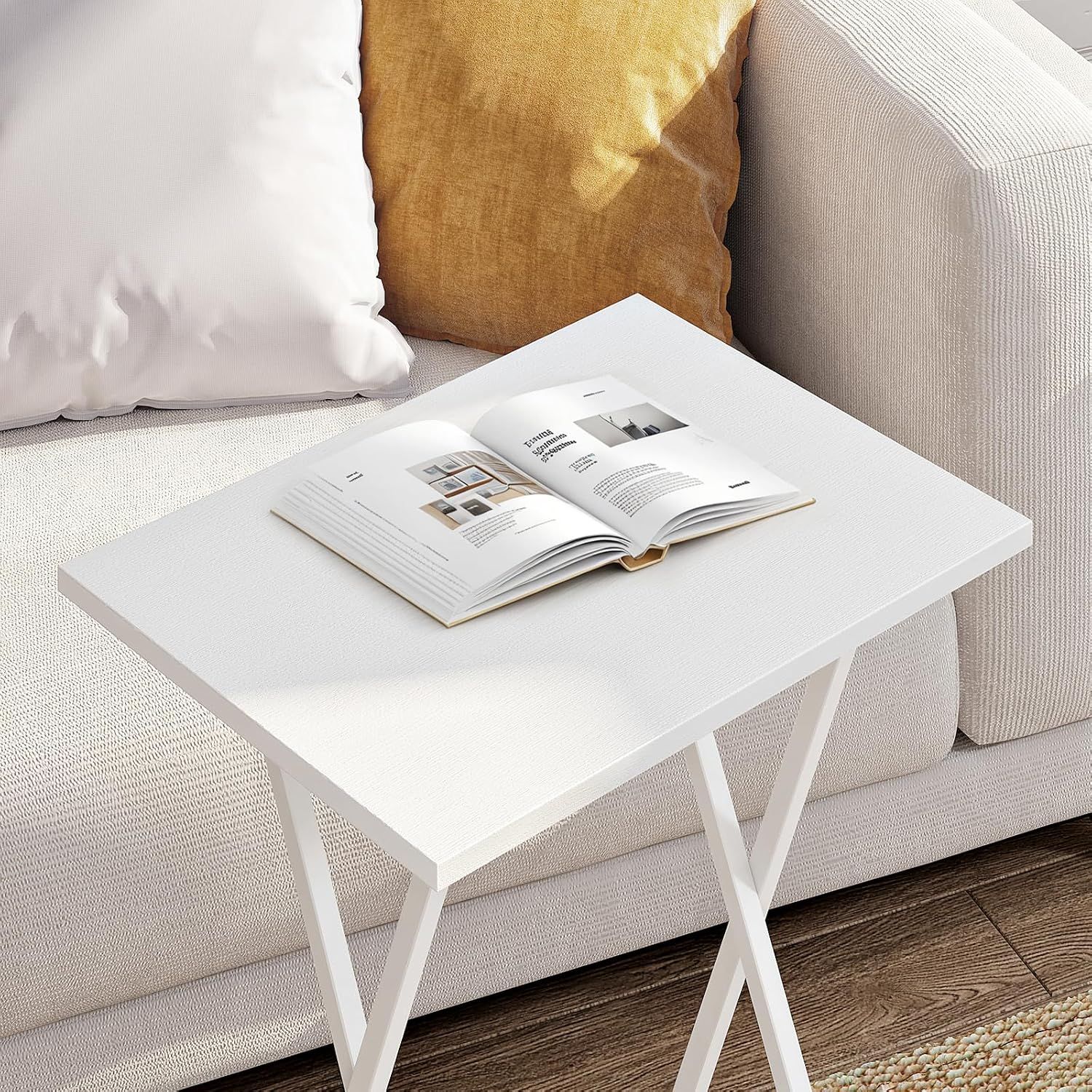 Side Table Folding Tray Table Sofa Table