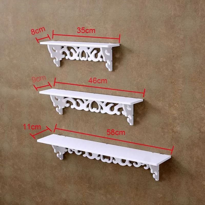Set of 3 Wall-Mounted Decorative Storage Shelf – Space-Saving Organiser