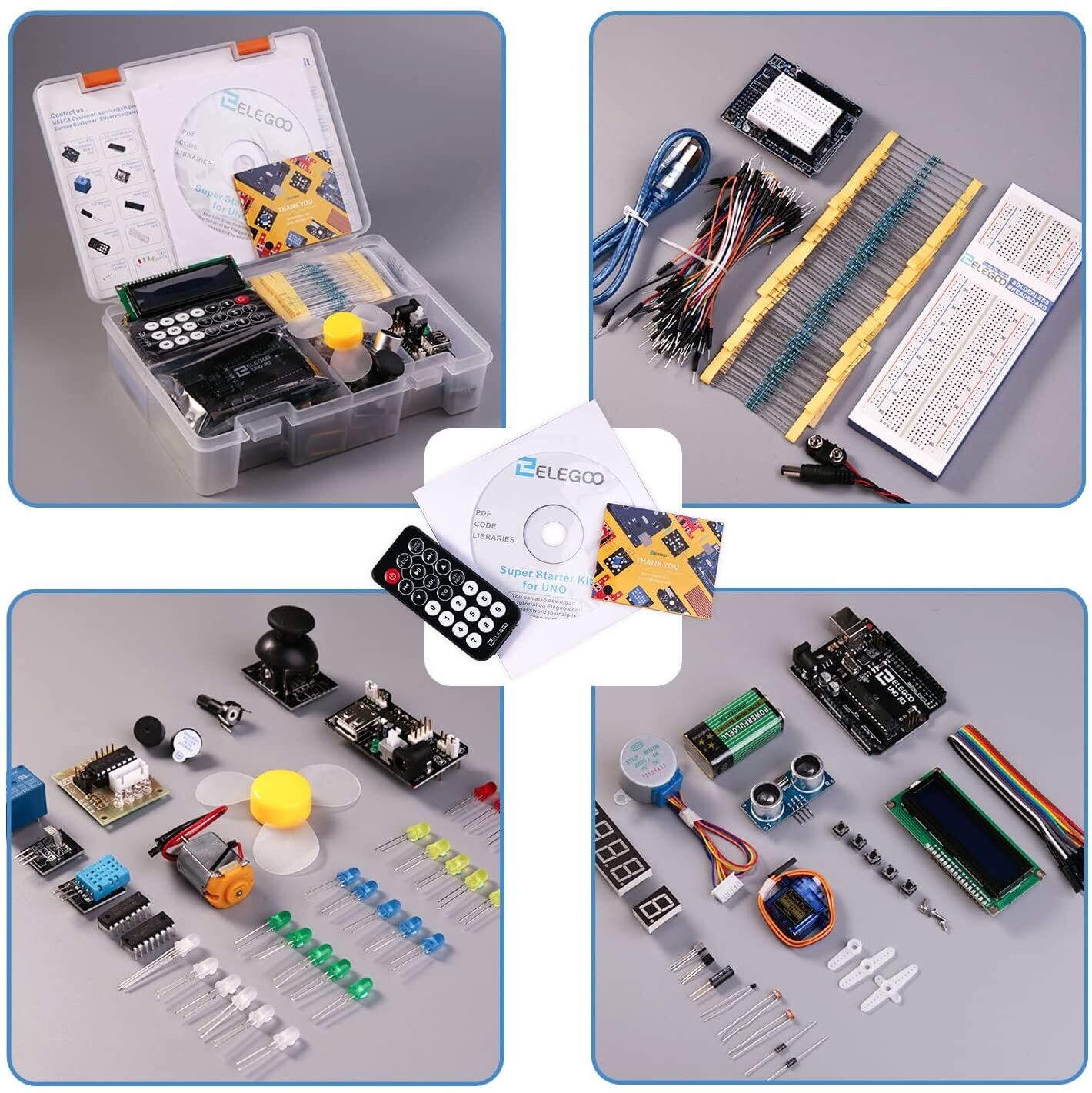 R3 Super Starter Kit – Arduino-Compatible Electronics &amp; Robotics Kit