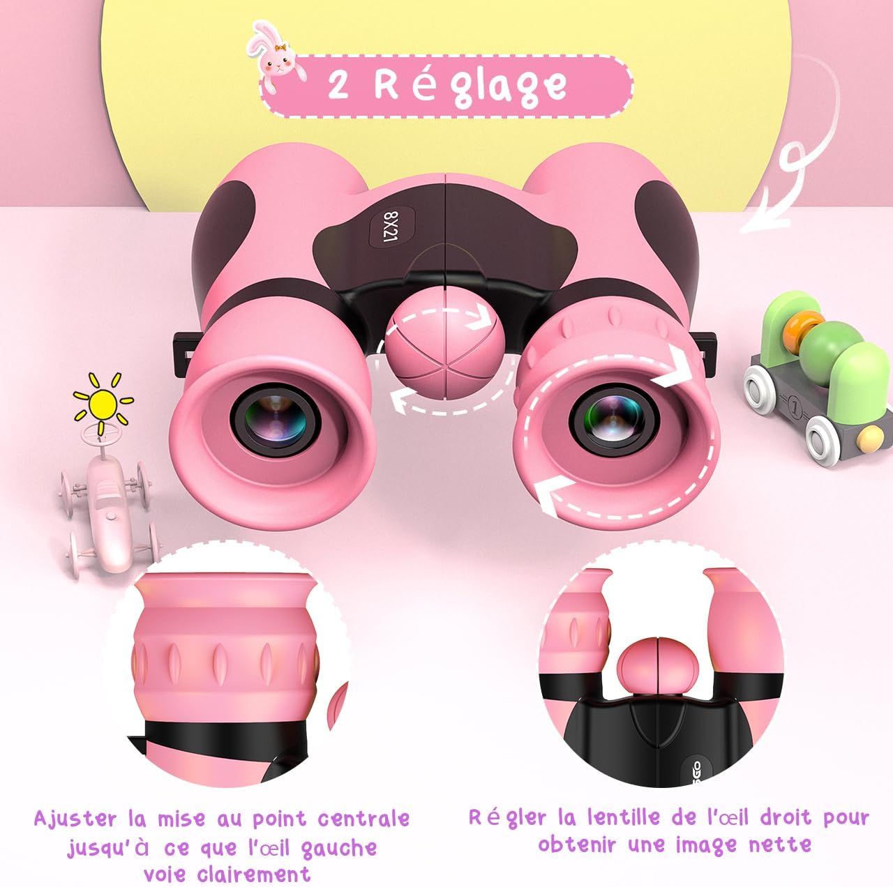 Children's Binoculars 8x21 Birdwatching Toy Gift