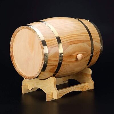 Wine, Oak Barrel, 1.5/3/5/10L, Oak Barrel for Wine, Whisky Tequila, Wine Dispenser Wooden Barrel,