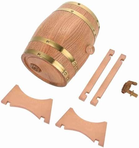 Wooden Oak Barrel with Stand and Tap