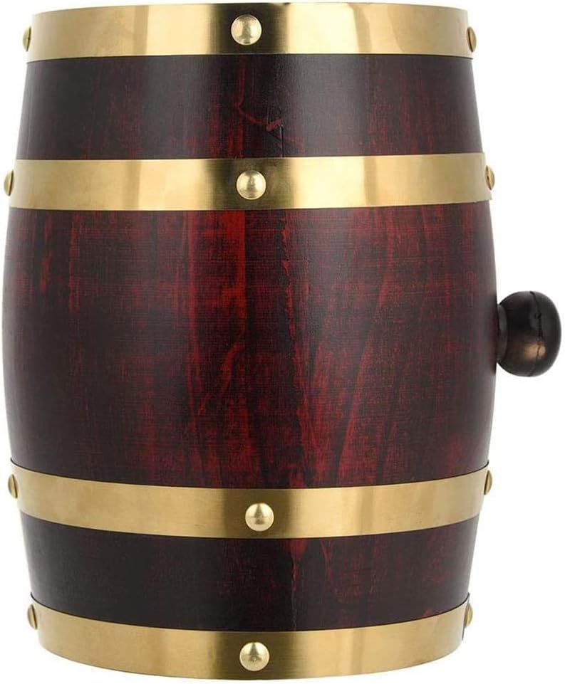 Wooden Oak Barrel with Stand and Tap