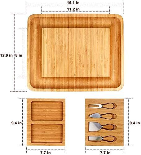Cheese Board for Cutting Fruit, Food, and Charcuterie