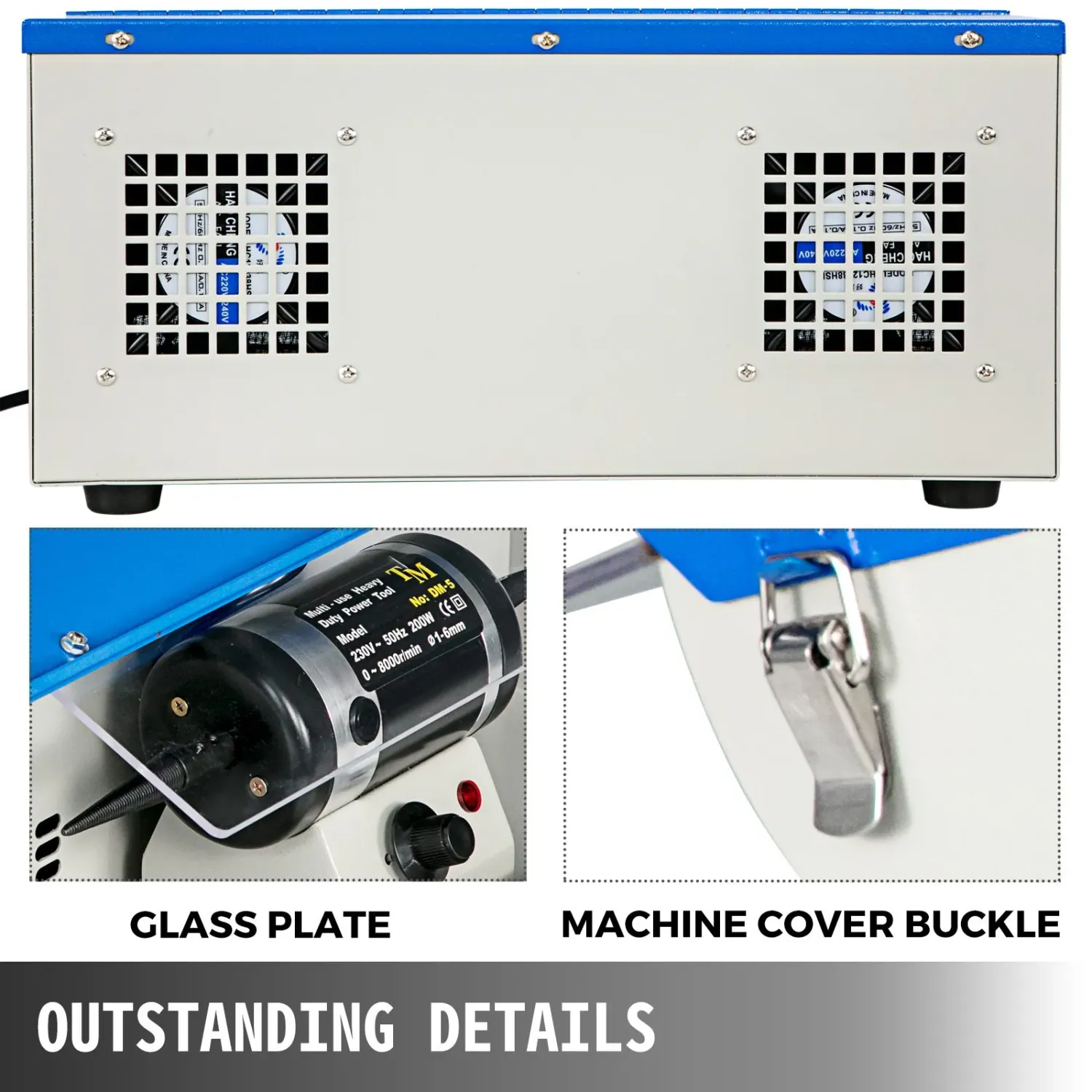 200W Jewelry Polishing Machine Buffer Grinder for Jewellery Making &amp; Repair