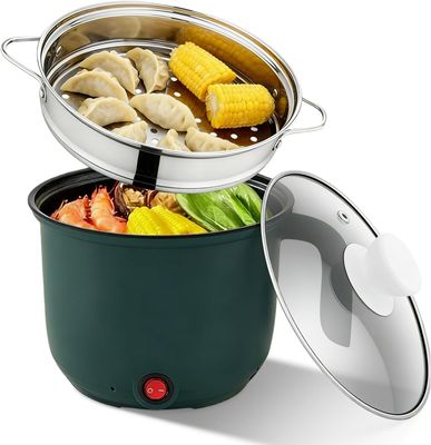 Electric Hot Pot 1.5L Non Stick with Steamer